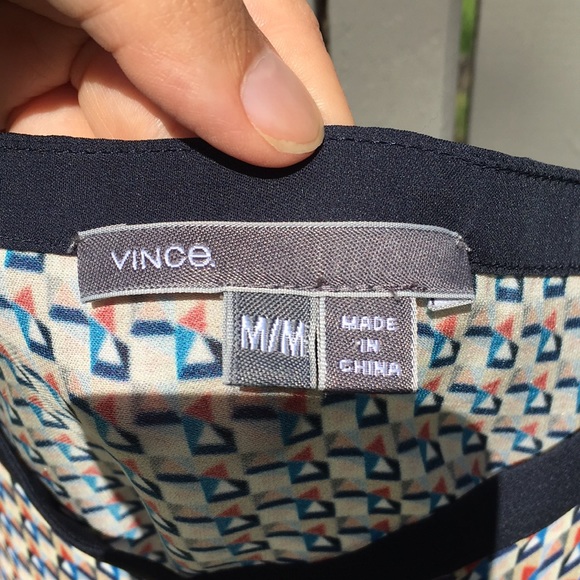 Vince Silk Cami Blouse Size M - Picture 5 of 8